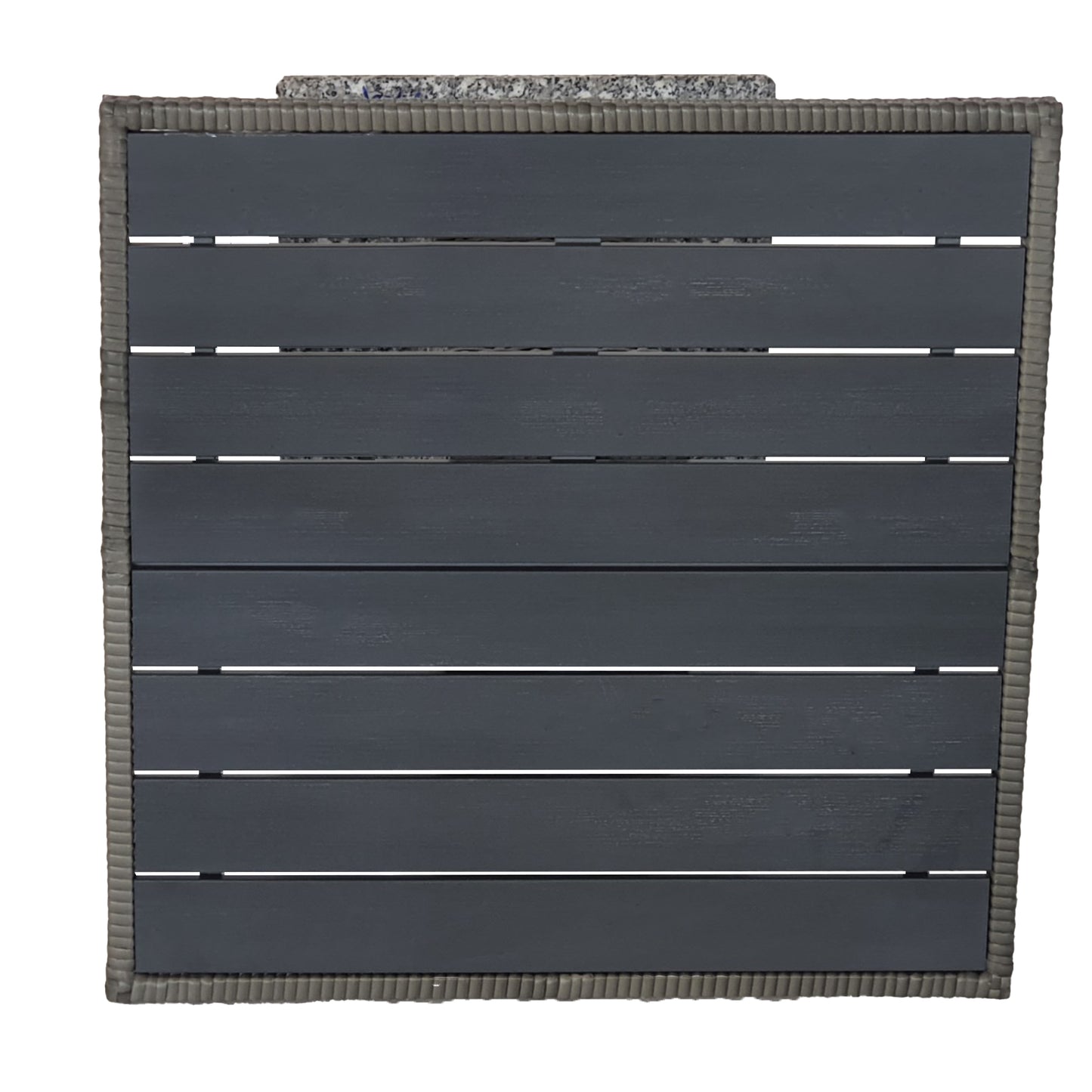 24” Square Dining Table with Stone Base