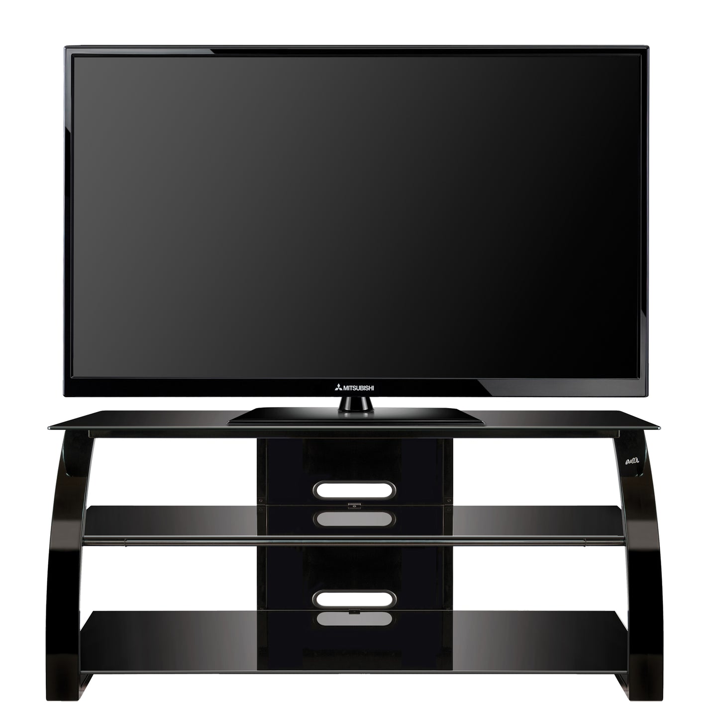 48" TV Stand for TVs up to 46", Black