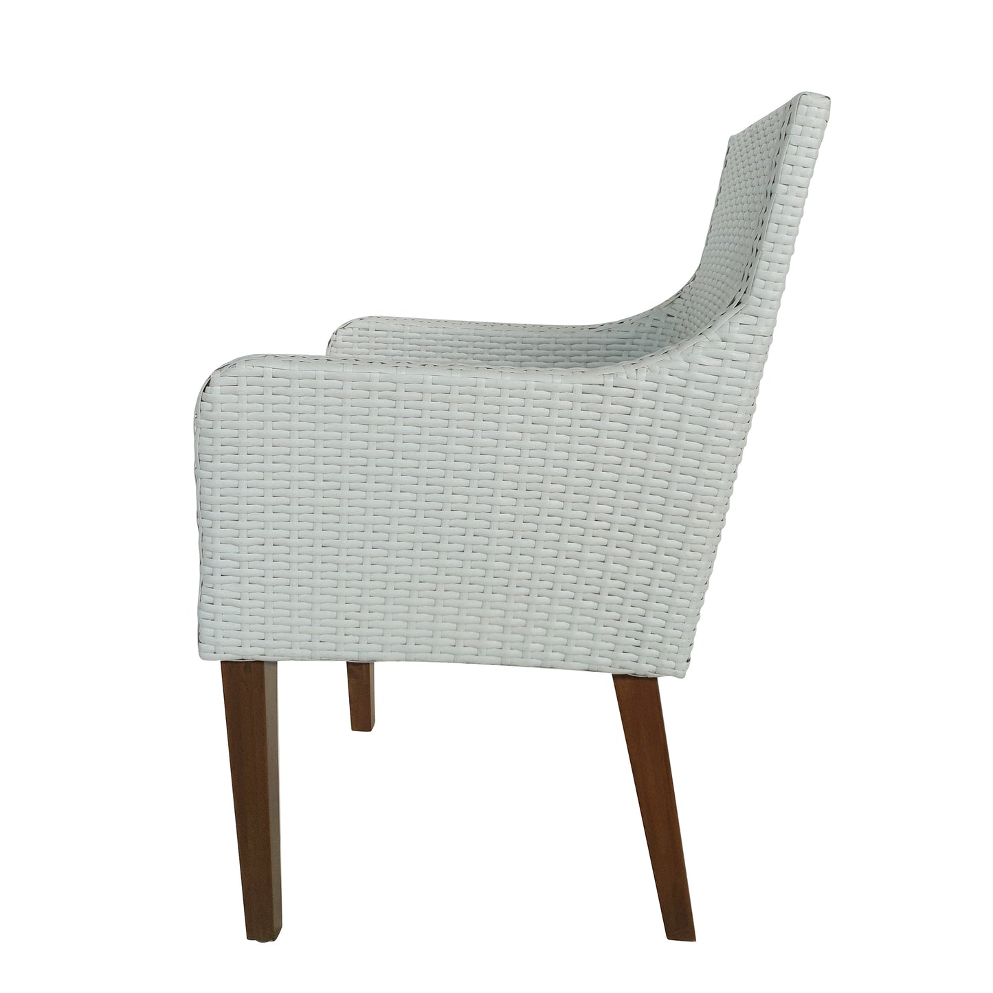 TK Classics Outdoor Dining Armchairs with Cushions, Set of 2