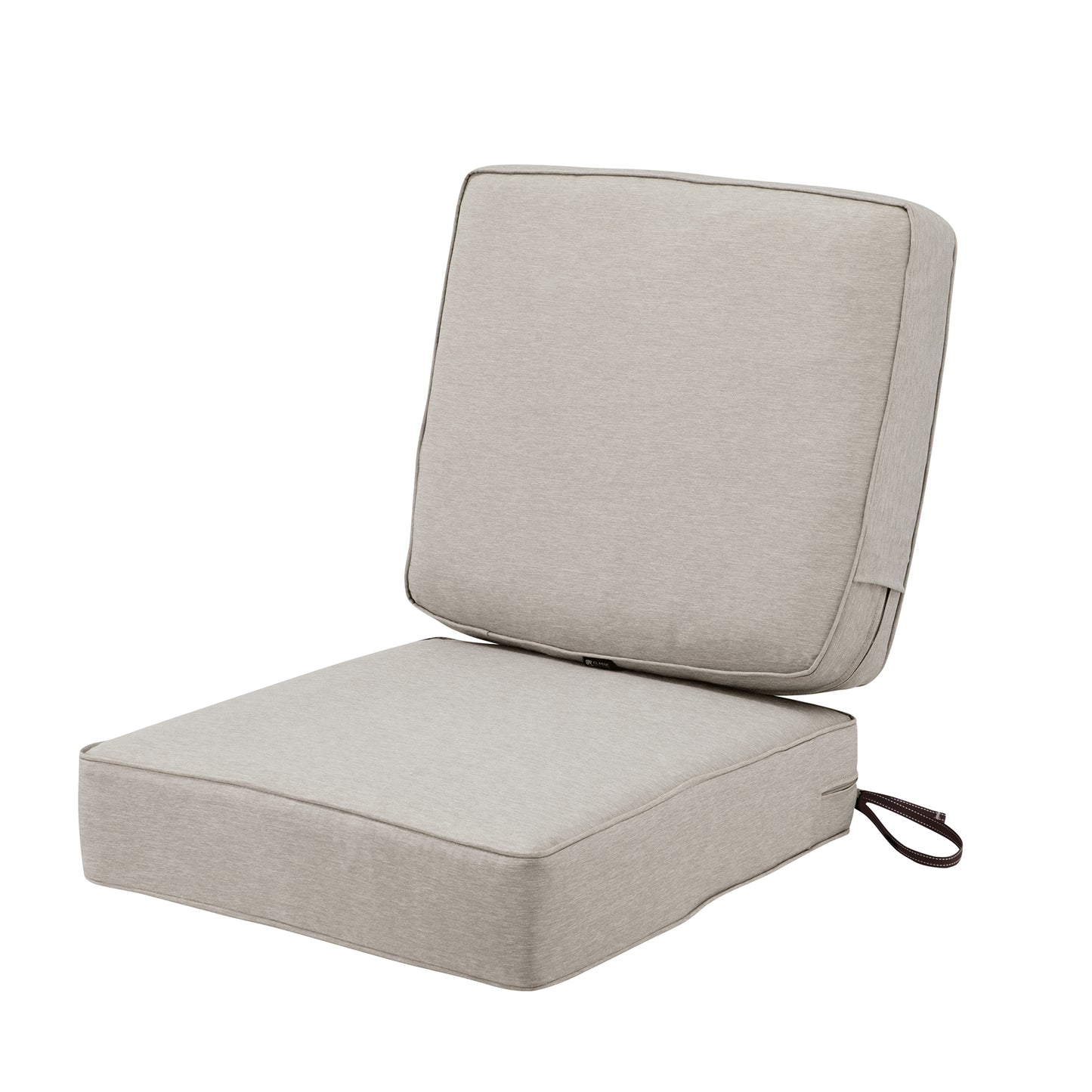 Classic Accessories Montlake FadeSafe Weatherproof Outdoor Chair Cushion, Set of 2