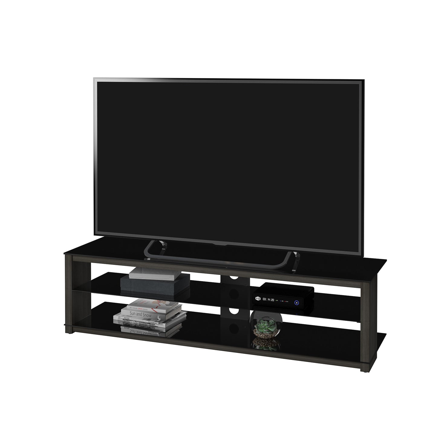 TV Stand for TVs up to 65”, Black