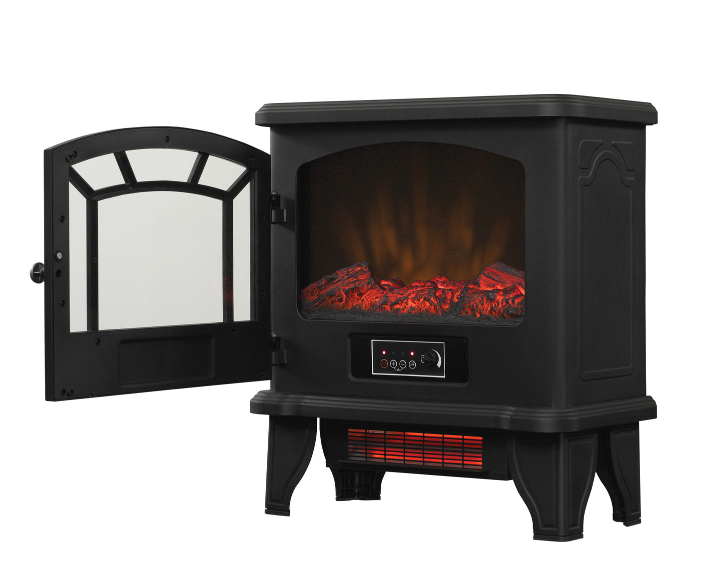 duraflame® Electric Fireplace Stove Heater with Temperature Dial