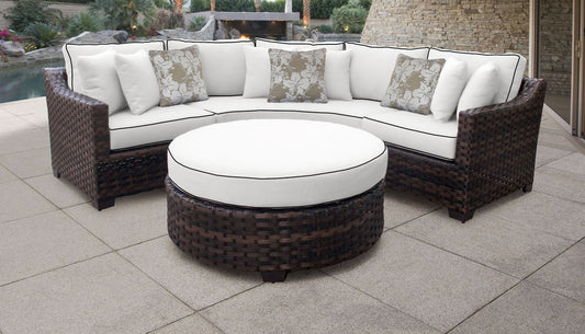 This gorgeous set is just one of the many ways to bask outdoors, read our home furnishings blog to learn more.