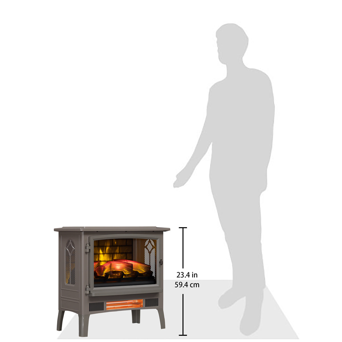 duraflame® Infragen™ Electric Stove Heater with 3D Flame® Effect