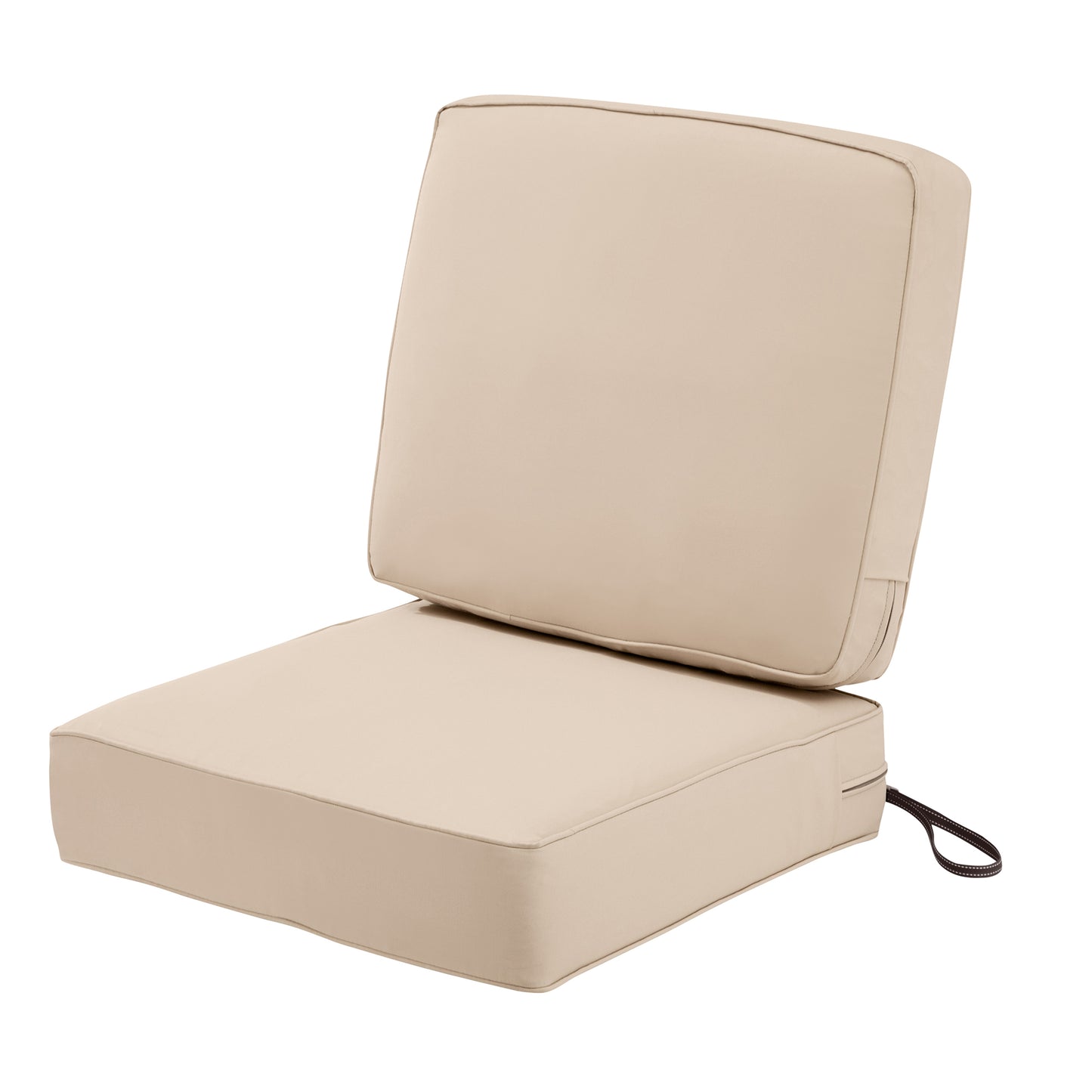 Classic Accessories Montlake FadeSafe Weatherproof Outdoor Chair Cushion, Set of 2