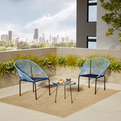 TK Classics Outdoor 3-Piece Conversation Set