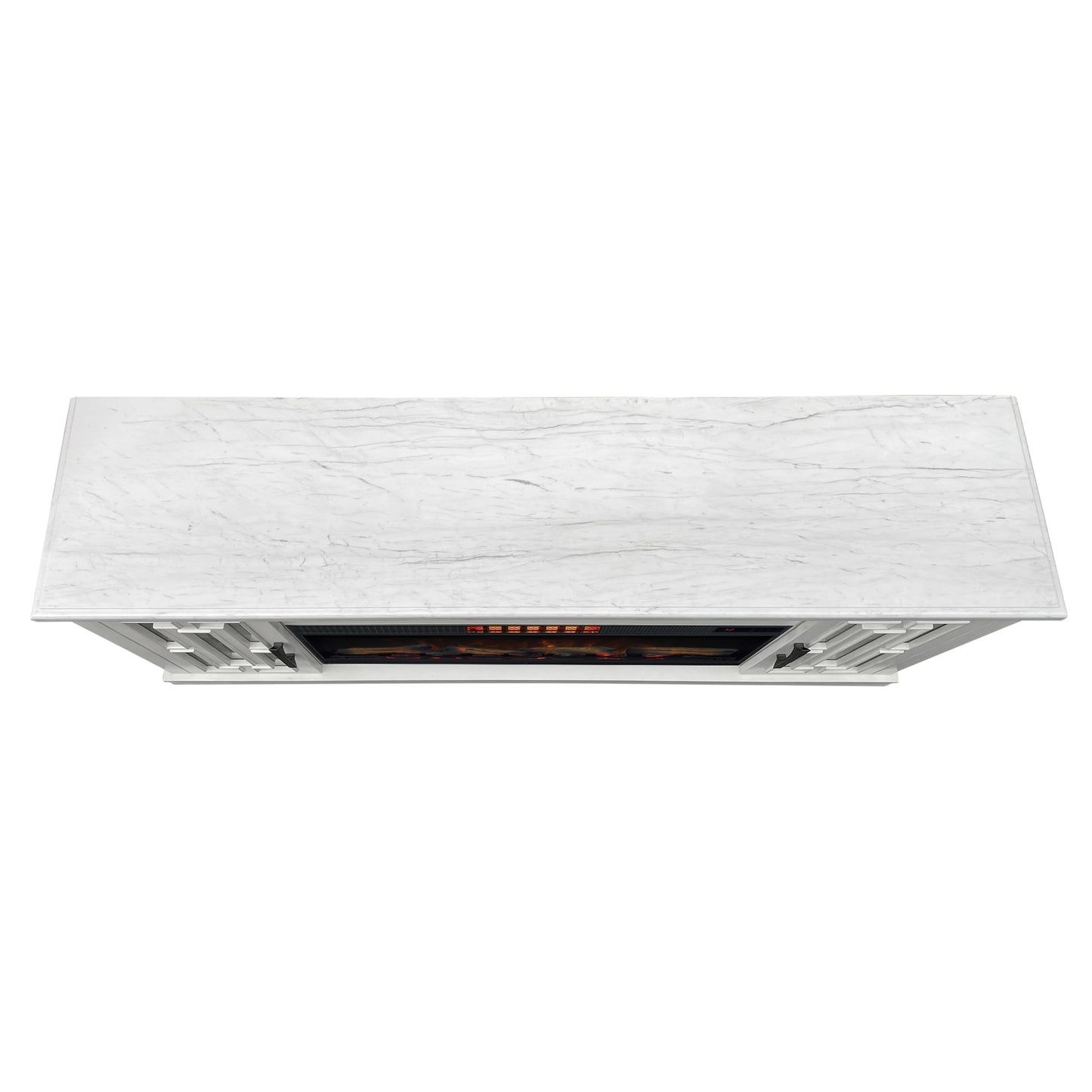 Tresanti® Kerrigan TV Console with ClassicFlame® CoolGlow® 2-in-1 Electric Fireplace and Fan