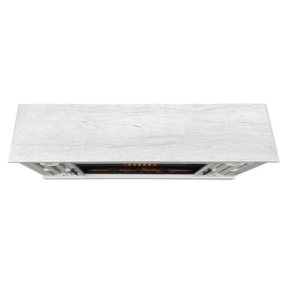 Tresanti® Kerrigan TV Console with ClassicFlame® CoolGlow® 2-in-1 Electric Fireplace and Fan