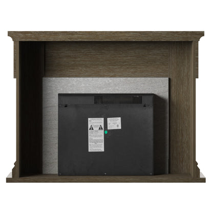 Wall Mantel Electric Fireplace with Reversible Surround