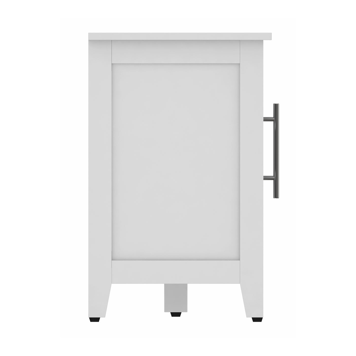 Clarion TV Stand for TVs up to 60" with 18" Electric Fireplace, Pure White