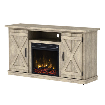 Cottonwood TV Stand for TVs up to 55" with Electric Fireplace