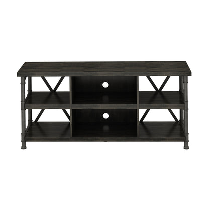 Irondale Open Architecture TV Stand for TVs up to 60 inches, Autumn Driftwood