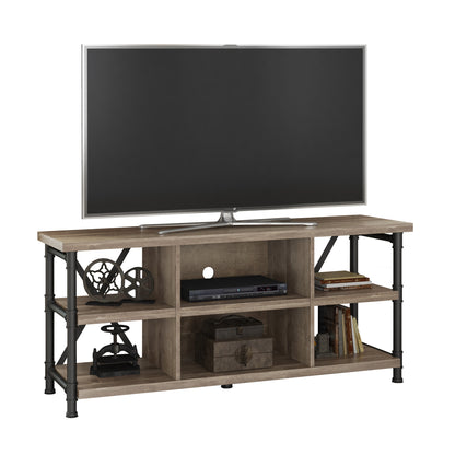 Irondale Open Architecture TV Stand for TVs up to 60 inches, Autumn Driftwood