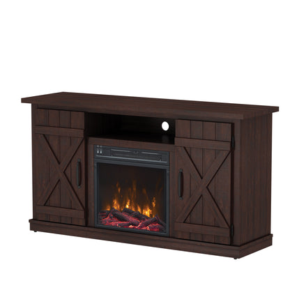 Cottonwood TV Stand for TVs up to 55" with Electric Fireplace