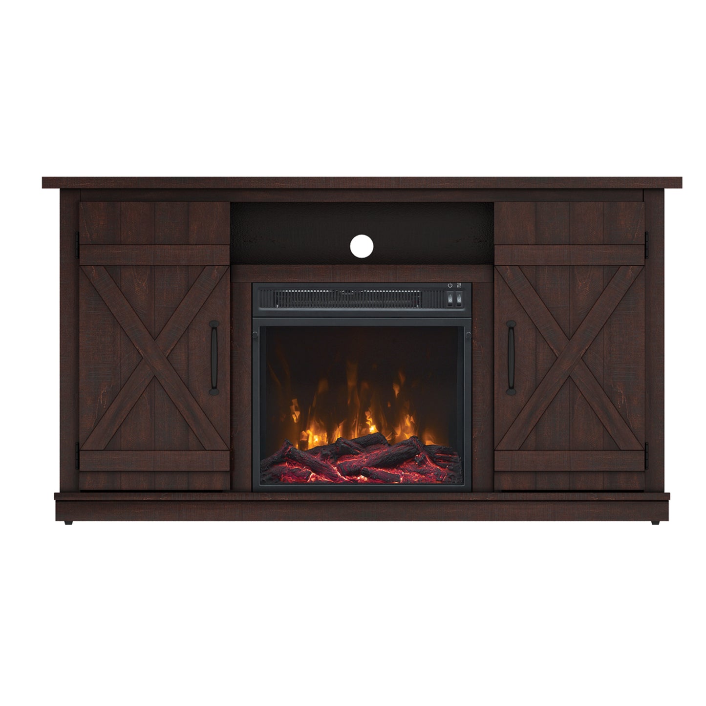 Cottonwood TV Stand for TVs up to 55" with Electric Fireplace
