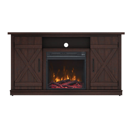 Cottonwood TV Stand for TVs up to 55" with Electric Fireplace