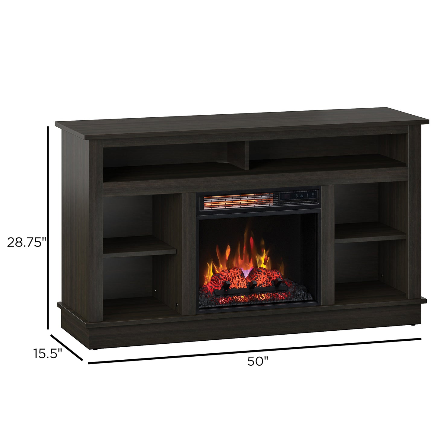 Douglas TV Stand with Electric Fireplace