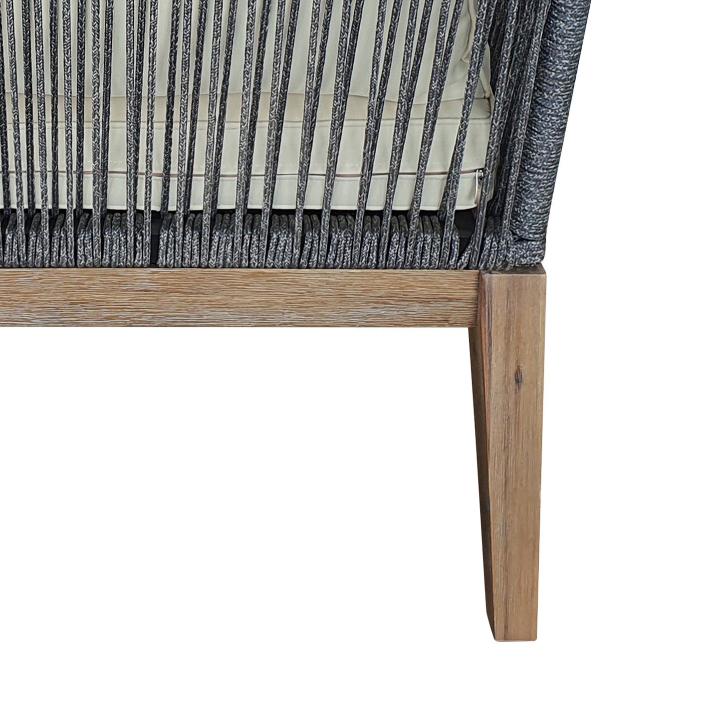 TK Classics Set of 2 Outdoor Arm Chairs with Cushions