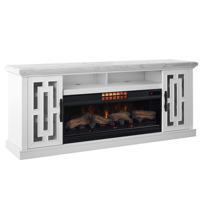 Tresanti® Kerrigan TV Console with ClassicFlame® CoolGlow® 2-in-1 Electric Fireplace and Fan
