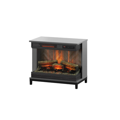 PanoGlow® Wall Mantel Electric Fireplace