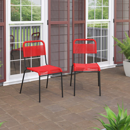 TK Classics Outdoor Dining Chairs, Set of 2
