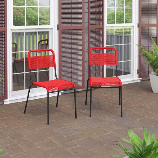 TK Classics Outdoor Dining Chairs, Set of 2