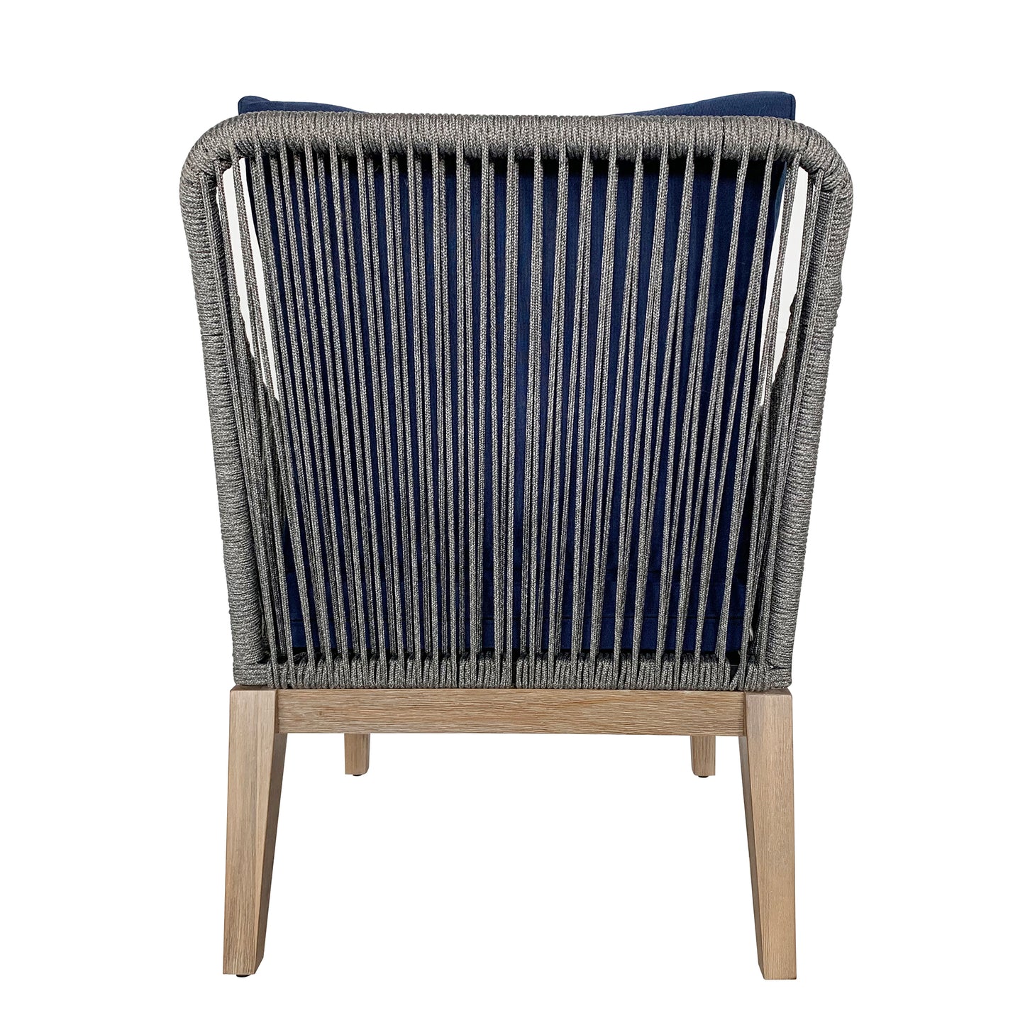 TK Classics Set of 2 Outdoor Arm Chairs with Cushions