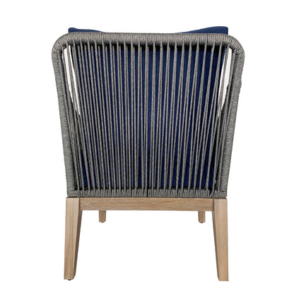 TK Classics Set of 2 Outdoor Arm Chairs with Cushions