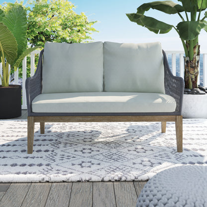 TK Classics Outdoor Loveseat for 2 People with Cushions