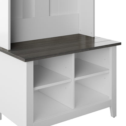 Hall Tree with Storage Bench