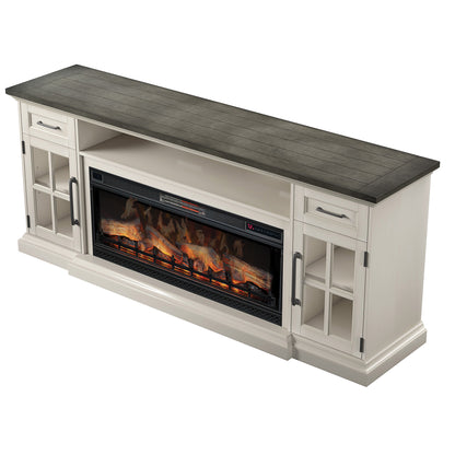 Tresanti® Sloane TV Console with ClassicFlame® Electric Fireplace