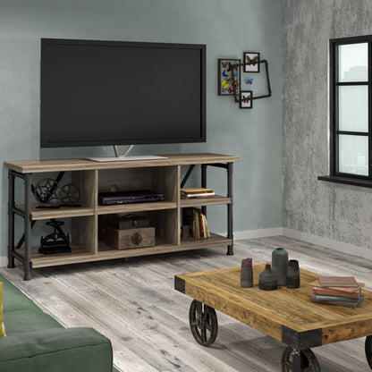 Irondale Open Architecture TV Stand for TVs up to 60 inches, Autumn Driftwood