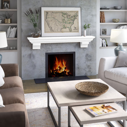 60" Mantel Shelf with Optional Corbels