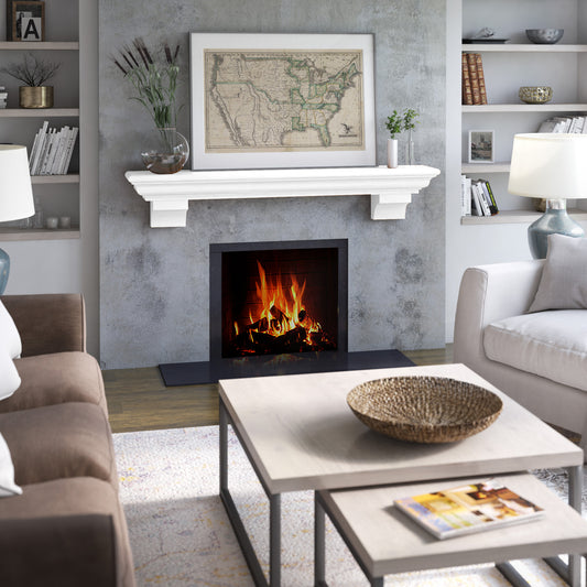 60" Mantel Shelf with Optional Corbels