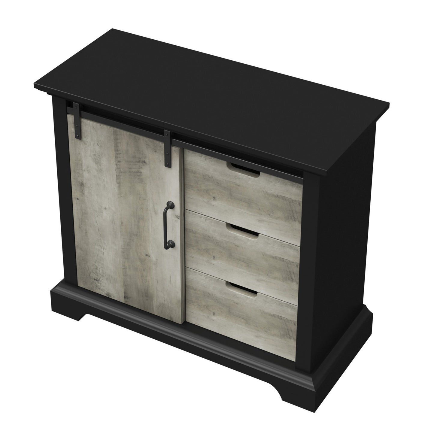 Accent Cabinet with Sliding Door and Drawers