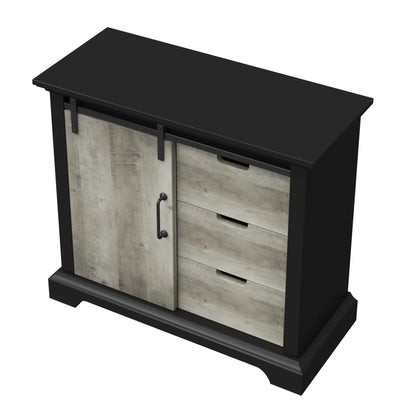 Accent Cabinet with Sliding Door and Drawers