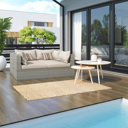 TK Classics 4 Piece Outdoor Sectional Sunbed