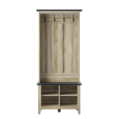 Hall Tree with Storage Bench