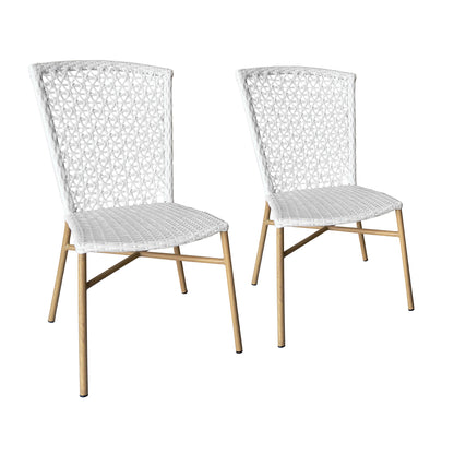 Set of 2 Outdoor Dining Chairs
