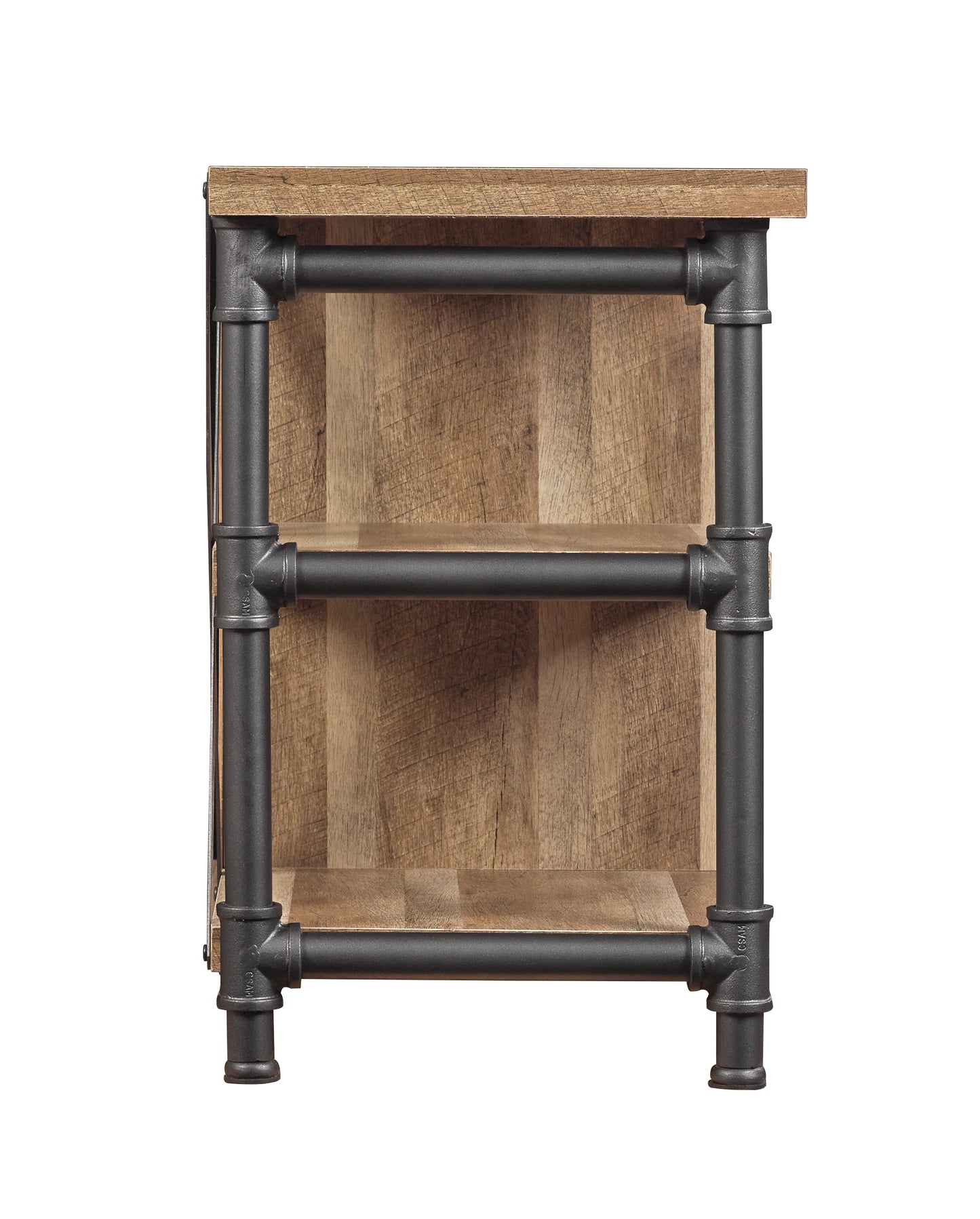 Irondale Open Architecture TV Stand for TVs up to 60 inches, Autumn Driftwood
