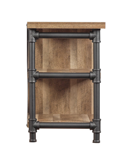 Irondale Open Architecture TV Stand for TVs up to 60 inches, Autumn Driftwood