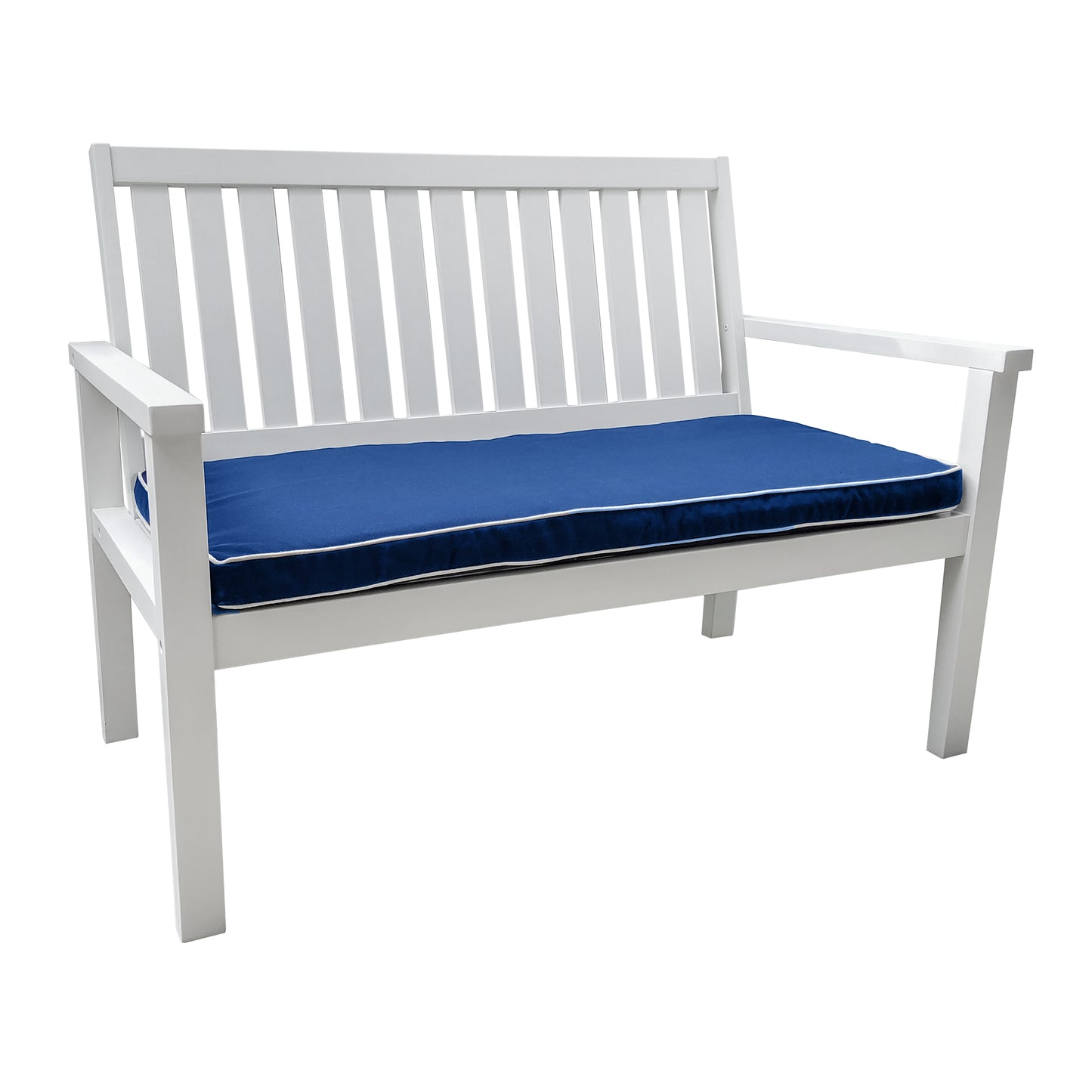 TK Classics Outdoor Acacia Bench with Cushion
