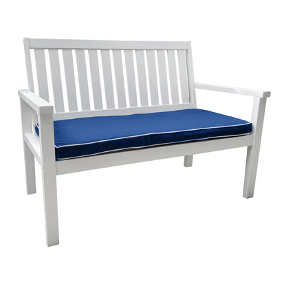 TK Classics Outdoor Acacia Bench with Cushion