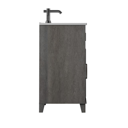 Renton 24" Single Bathroom Vanity with Decorative Mullions