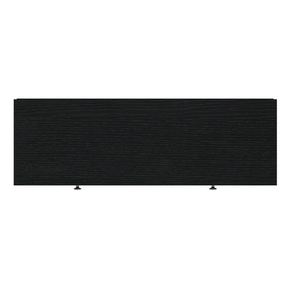 TV Stand for TVs up to 55" with Electric Fireplace and Glass Doors with X Mullions