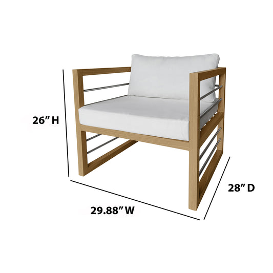 TK Classics 3 Piece Aluminum Outdoor Conversation Set