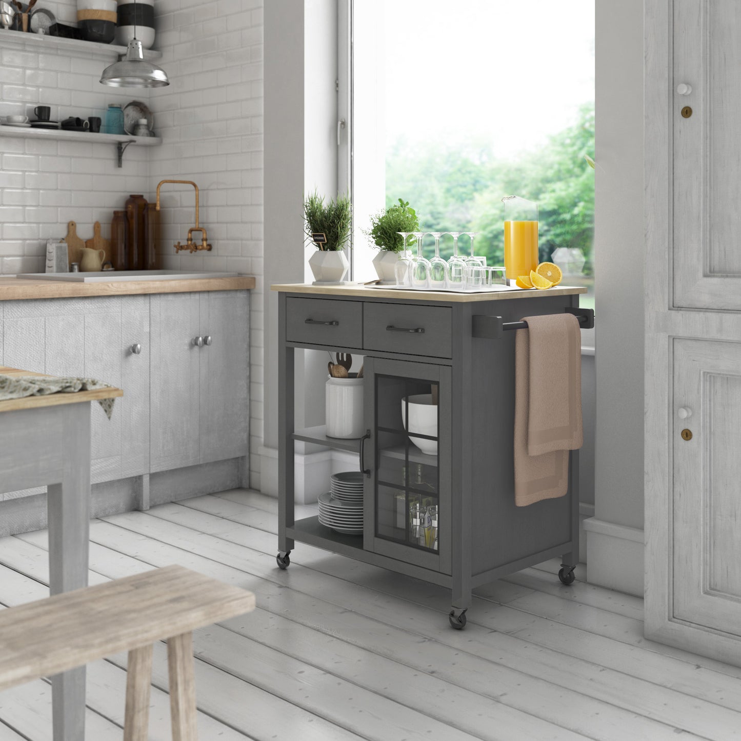 Rolling Kitchen Cart