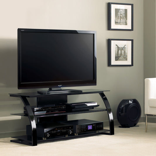 48" TV Stand for TVs up to 46", Black