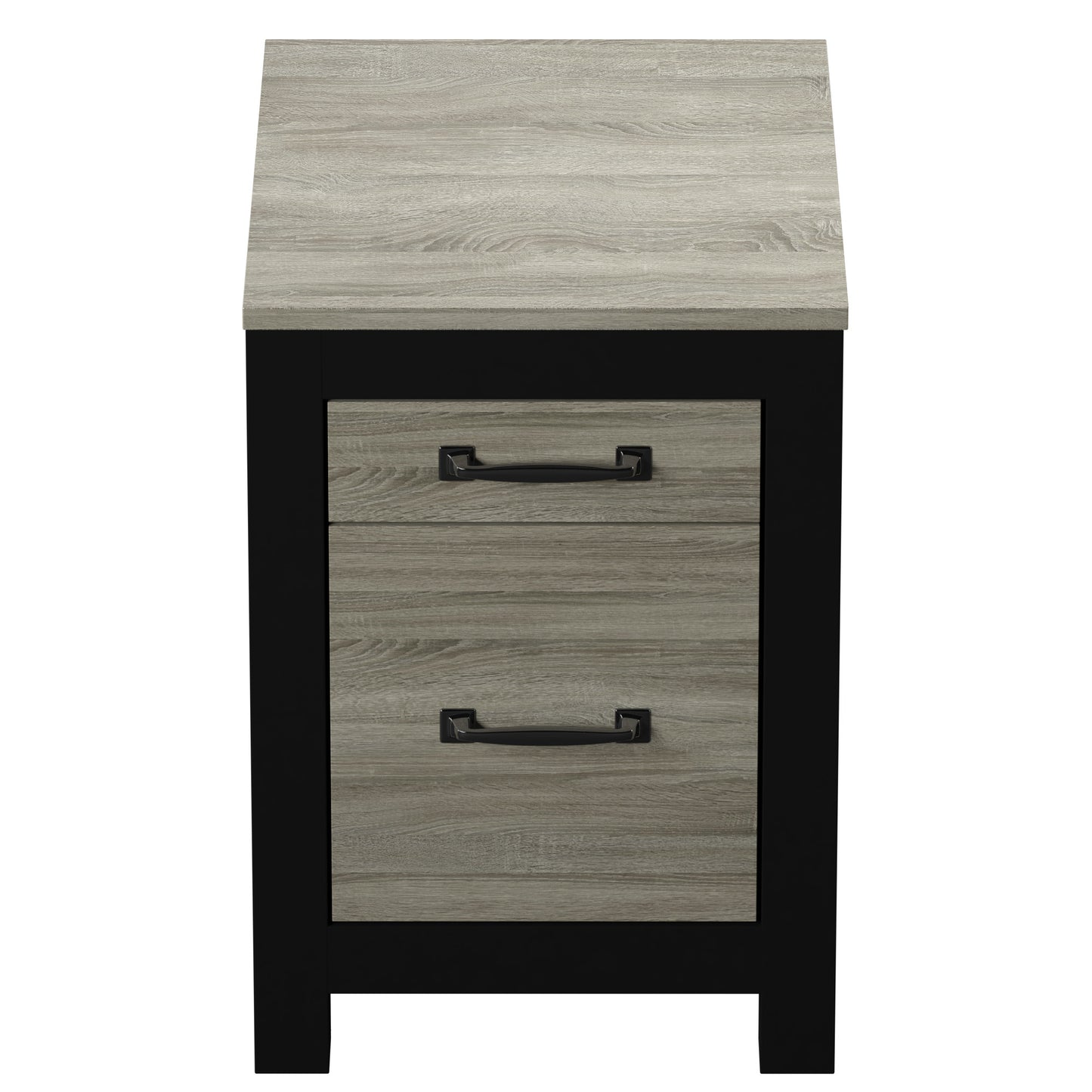 Better Homes & Gardens Dale Filing Cabinet, Clayton Oak and Black