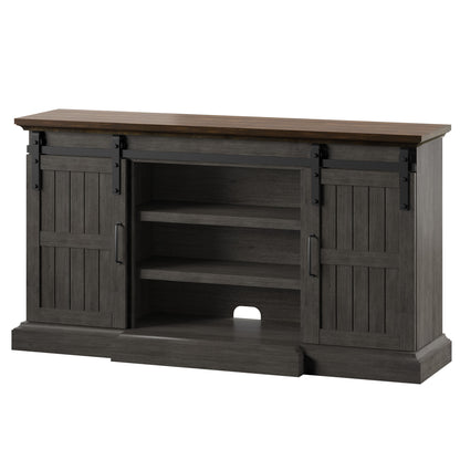 Sliding Barn Door TV Stand for TVs up to 70”